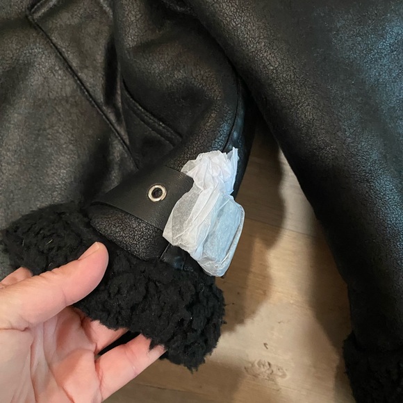 Zara Penny Lane black bomber Jacket - Picture 6 of 13